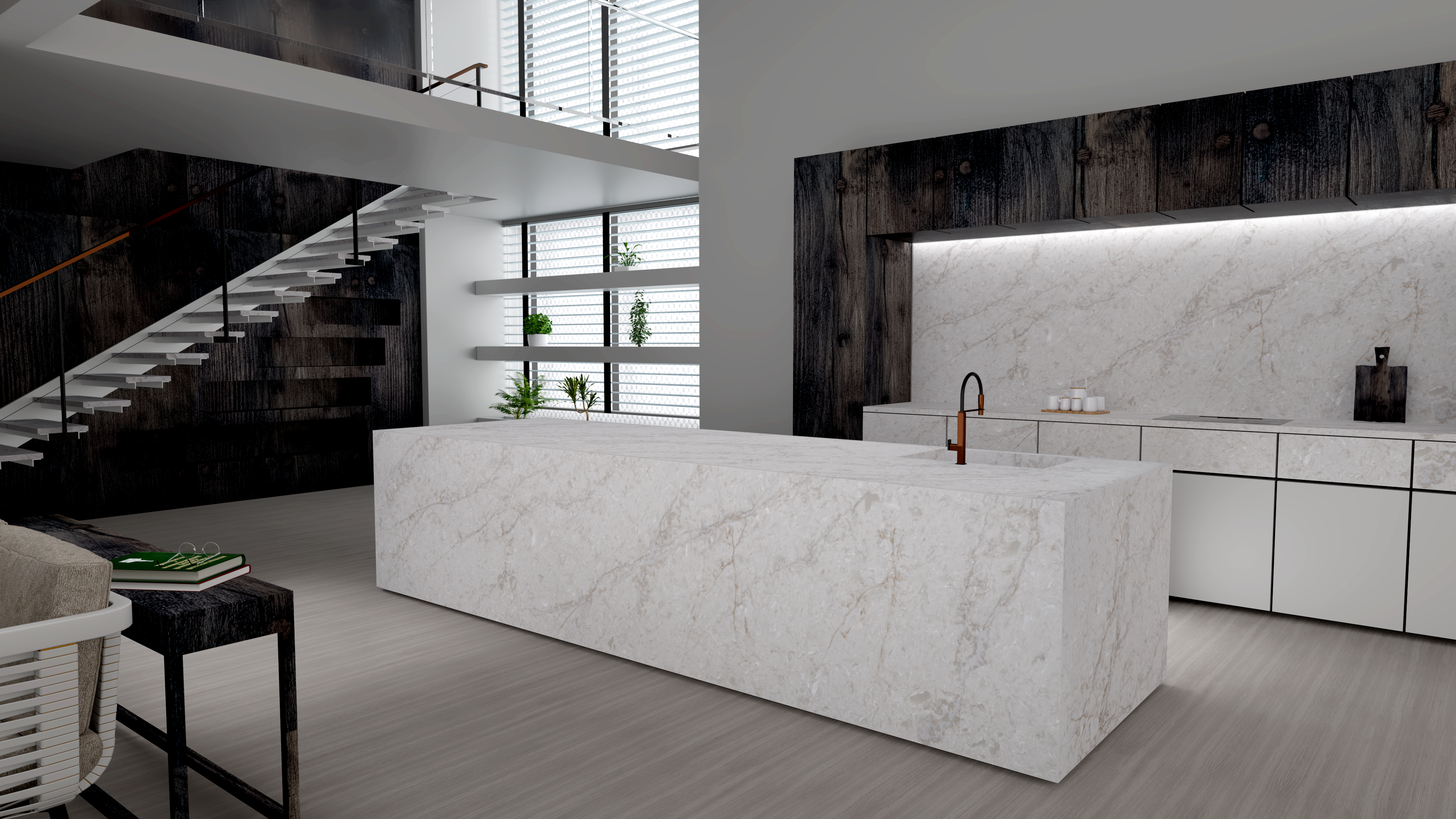 Quantra 9958 - Sunset Boulevard Quartz Sunset Boulevard Quartz
